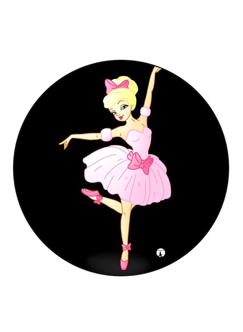A Girl Printed Mouse Pad Multicolour