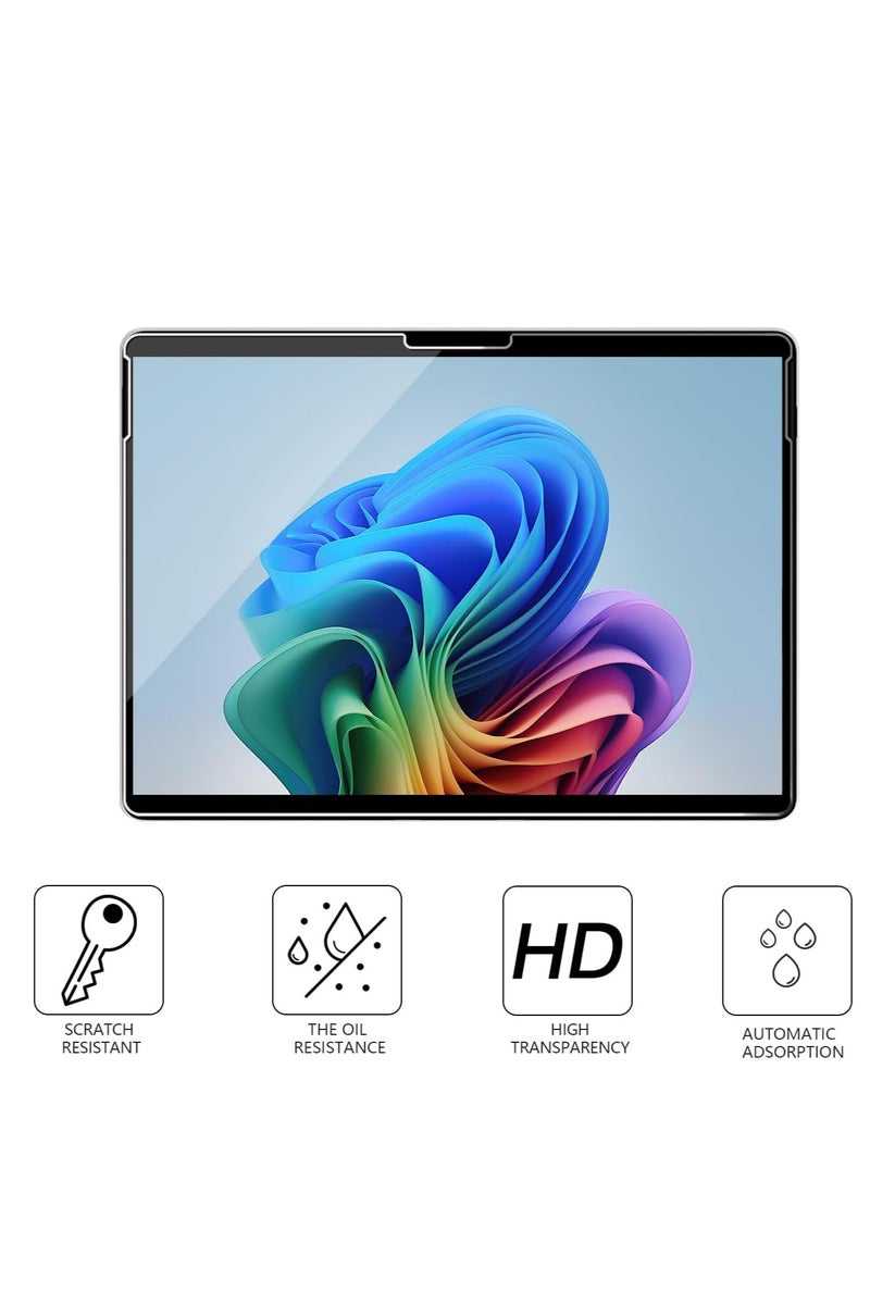 2 Pack Tempered Glass Screen Protector for Microsoft Surface Pro 2-in-1 12 Inch (2025), 9H, Anti Scratches/Support Surface Pen( Not for Surface Pro 11/10/9/X 13 Inch) - Image 2