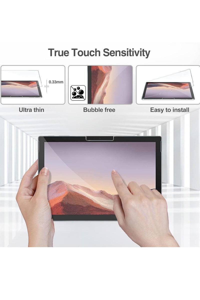 2 Pack Tempered Glass Screen Protector for Microsoft Surface Pro 2-in-1 12 Inch (2025), 9H, Anti Scratches/Support Surface Pen( Not for Surface Pro 11/10/9/X 13 Inch) - Image 5