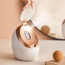PAVITYAKSH F TOUCH FASCIAL STREAMER WITH DOUBLE SIDED MIRROR PROFESSIONAL NANO ICONIC FACIAL STEAMER Mirror High Capacity Suitable for Home with Mini Size for man woman - Image 1
