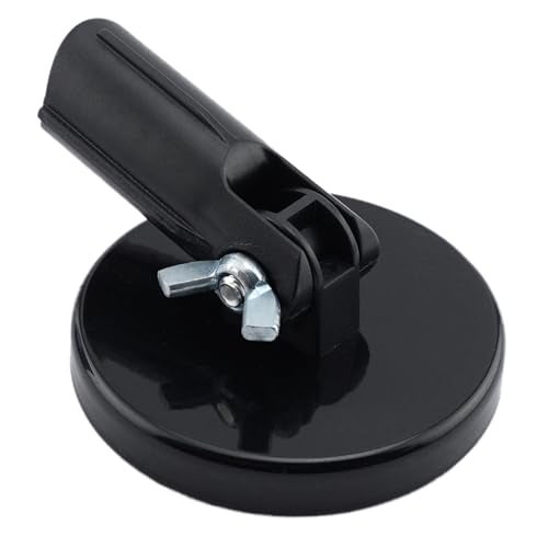 Master Magnetics Magnetic Pick-Up Tool Attachment, 3.20" Diameter, 0.440" Thick Magnet Assembly with Acme-Threaded Attachment for Standard Broom Handle, 65 Pounds Pull, 1 Each - Image 1