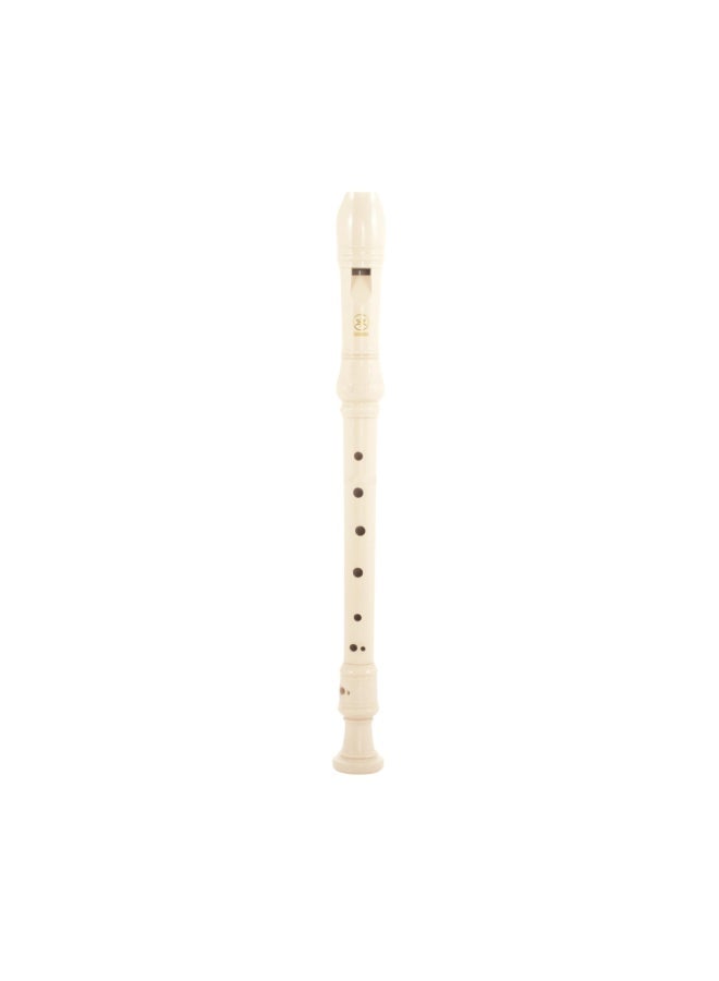 YAMAHA YRS-23 Soprano 8 Hole Flute Recorder Pipe German Fingering System with Carrying Bag & Teaching Chart 8 Holes - Ivory - Image 1