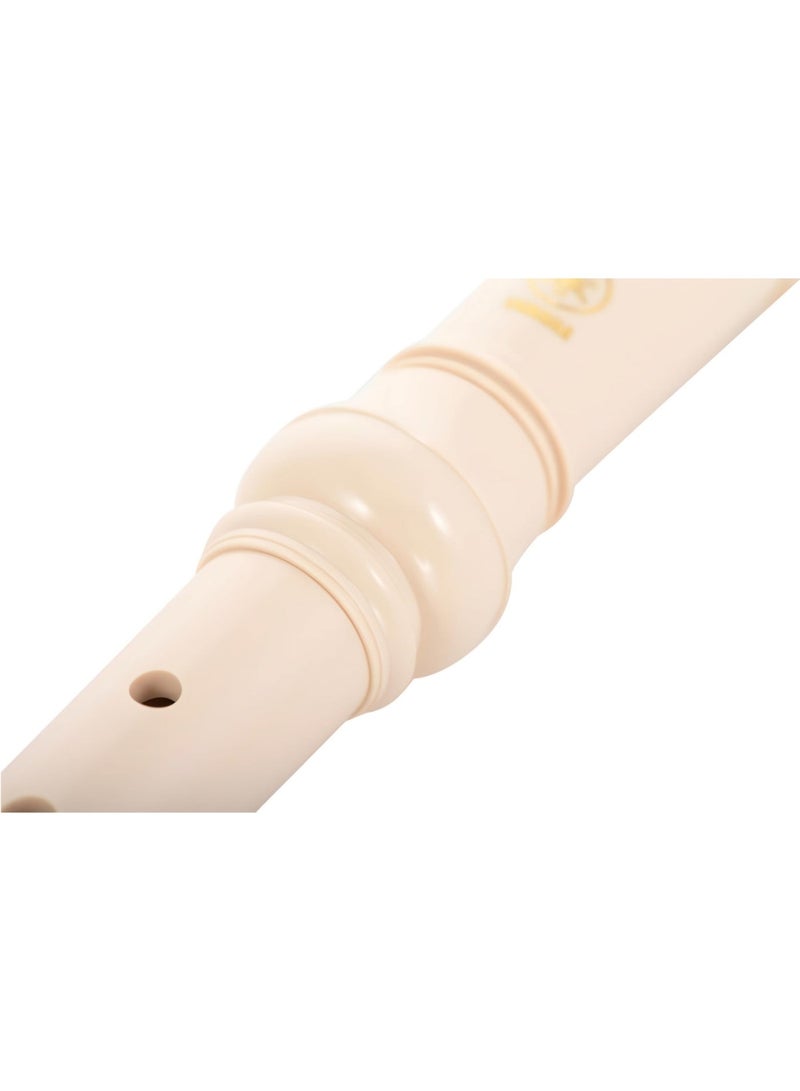 YAMAHA YRS-23 Soprano 8 Hole Flute Recorder Pipe German Fingering System with Carrying Bag & Teaching Chart 8 Holes - Ivory - Image 4