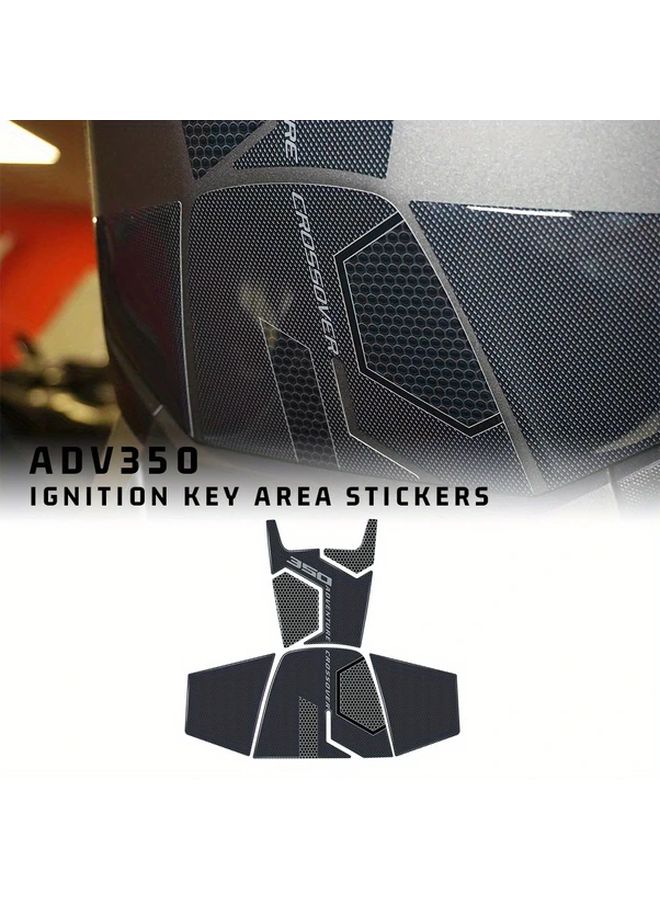 Honda ADV350 2022 واقي خزان الدراجة النارية ملصق PVC مضاد للخدش اللون A - Image 1