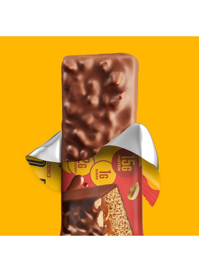 FULFIL Protein Snack Bars, Chocolate Peanut Butter Flavored, Gluten Free with 15g Protein, Pantry Staples, 12 Count - Image 3
