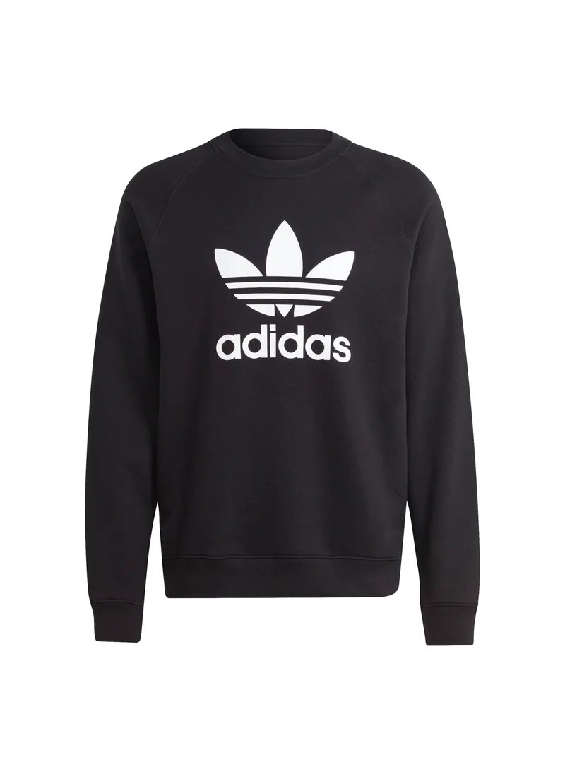 Adidas adidas TREFOIL CREW Black Originals Men SWEATSHIRTS