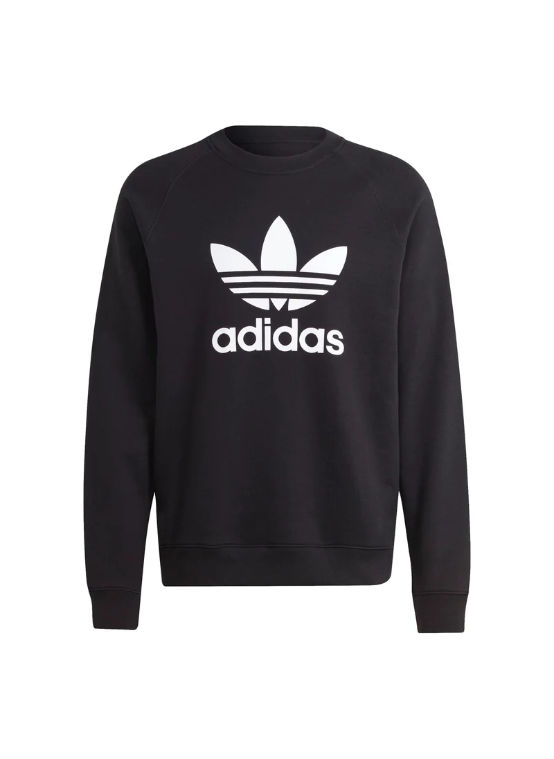 Adidas adidas TREFOIL CREW Black Originals Men SWEATSHIRTS