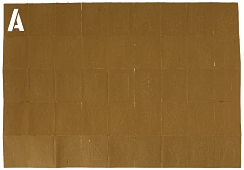 Headline Sign 2in. Stencil Kit, Caps/ Numbers - Image 4