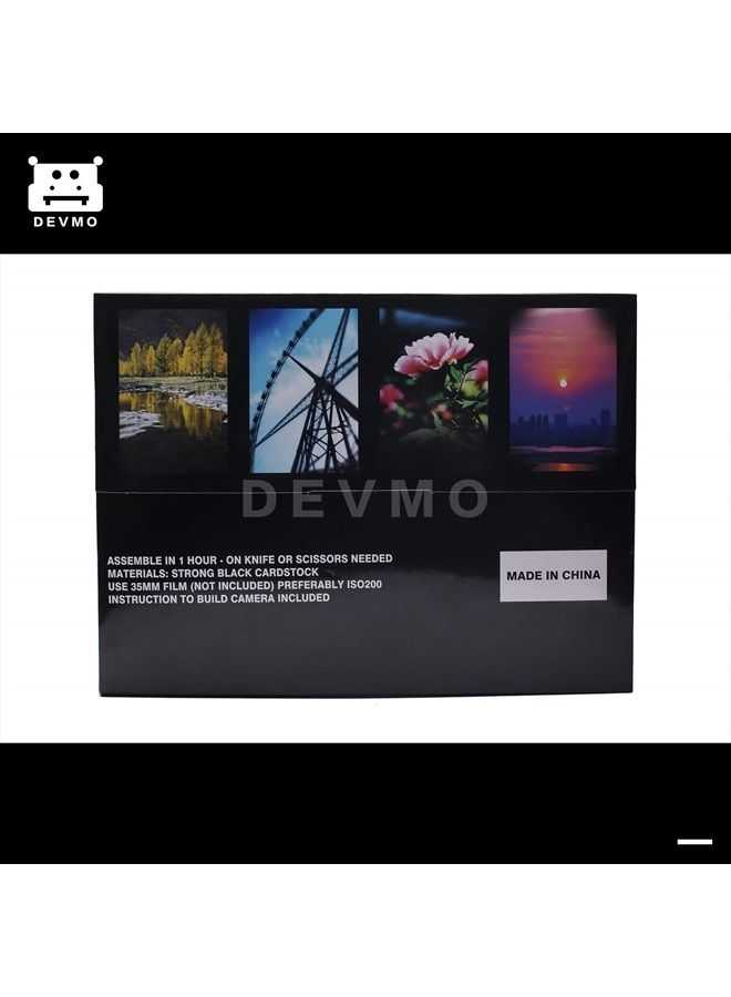 DEVMO 2 PCS DIY Lightnes Compatible with Classic Retro Holga Lomo Recesky TLR Camera 35mm Film Twin Lens Reflex Kit - Image 2