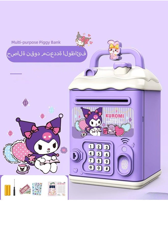 Mi VAZA Electronic Money Saving Box With Password - Money Bank - Coin Bank - Kuromi - ATM Machine - Automatic Deposit - Kid Toy  - Image 1