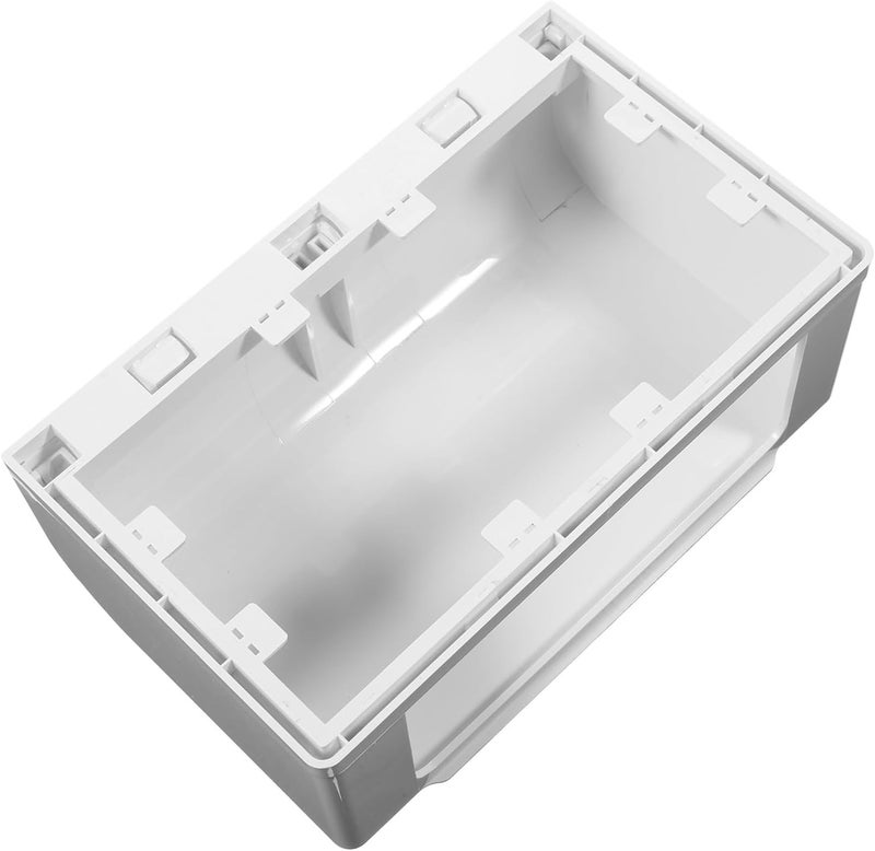 SHOWERORO Thickened Double Outdoor Socket Cover Receptacle Protector Adhesive Style Enclosure for Bathroom Kitchen Weatherproof Electrical Outlet Guard Easy Installation - Image 1