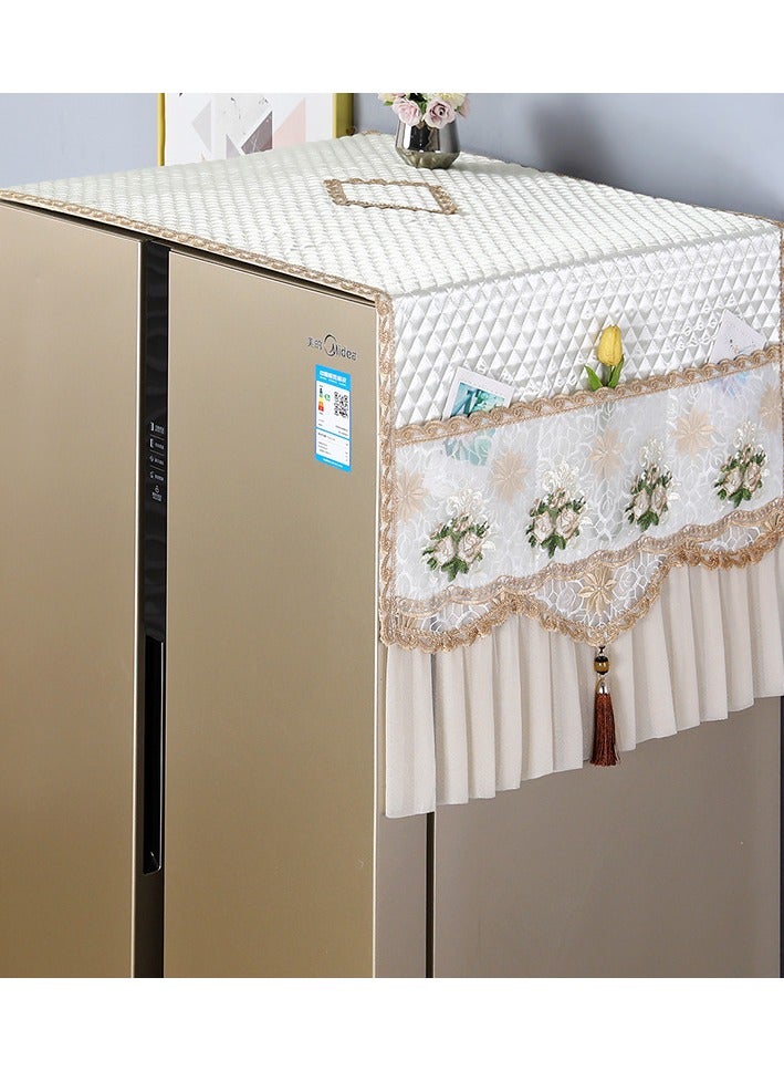 EBMINI Anti Slip Refrigerator Dust Cover Dust Cloth Cover  - Image 1