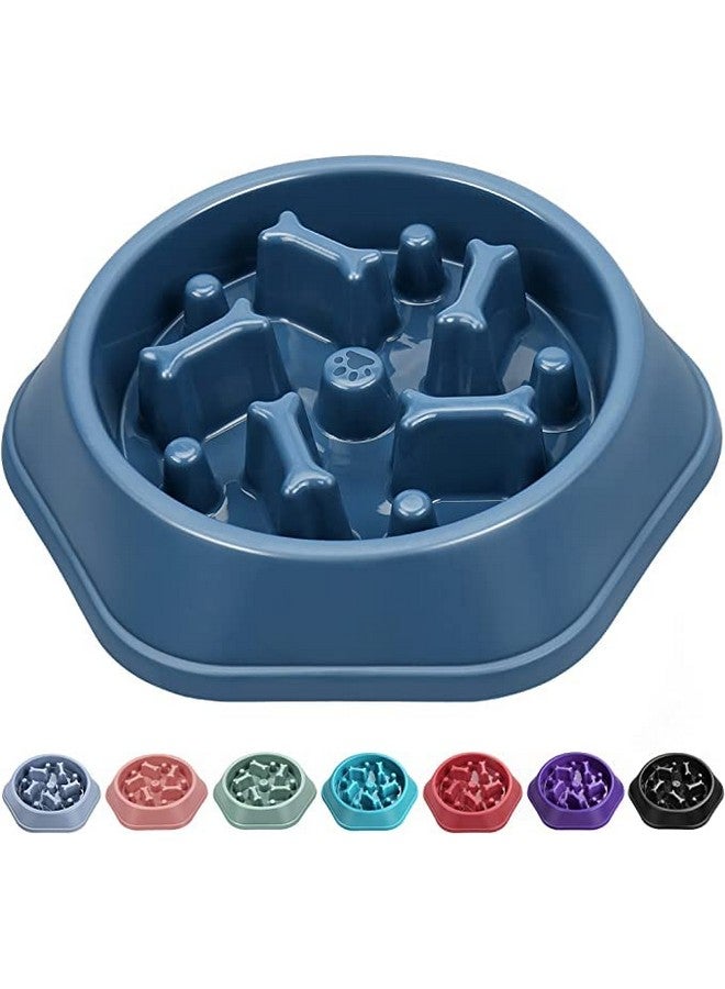 وعاء طعام بطيء مضاد للاختناق للكلاب، وعاء تفاعلي لمنع الانتفاخ، وعاء طعام غير قابل للانزلاق للكلاب | وعاء ألغاز للكلاب (اللون حسب المتوفر) - Image 1