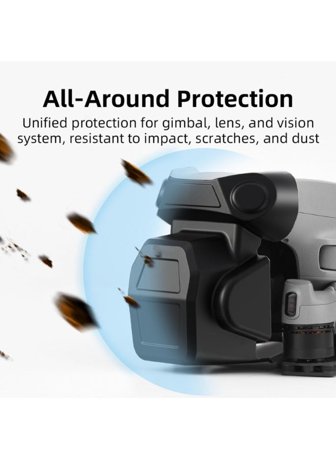 Gimbal Protector, Drone Lens Cap Protector For DJI AIR 3S, Lens Cover Dustproof Cap Compatible With DJI AIR 3S Drone Accessories Replacement Part Gimbal Guard - Image 3
