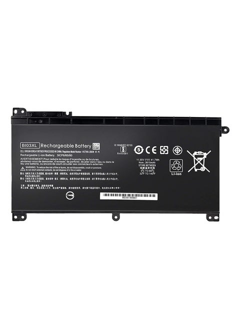 BI03XL Battery for HP Pavilion X360 M3-U 13-U M3-U001DX M3-U103DX 13-U100TU 13-U100TU 13-U118TU Stream 14-AX 14-ax010nr 14-ax020wm 14-ax030wm TPN-W118 Laptop HSTNN-LB7P HSTNN-UB6W 843537-541