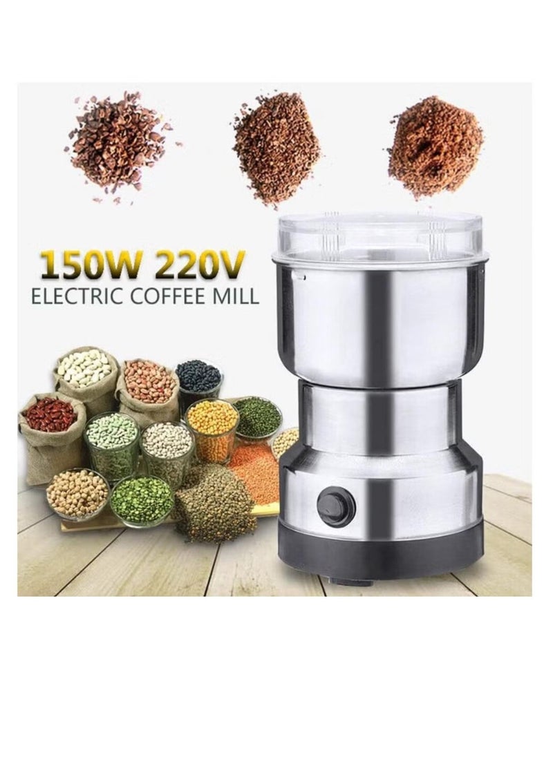 Denx Coffee Grinder, Multi-Functional Grinding Machine, Electric Bean Grinder, Grain And Spice Grinder, Stainless Steel Electric Coffee Bean Grinding Machine For Home Dx2505 - Image 3