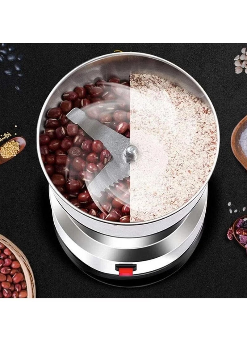 Denx Coffee Grinder, Multi-Functional Grinding Machine, Electric Bean Grinder, Grain And Spice Grinder, Stainless Steel Electric Coffee Bean Grinding Machine For Home Dx2505 - Image 2