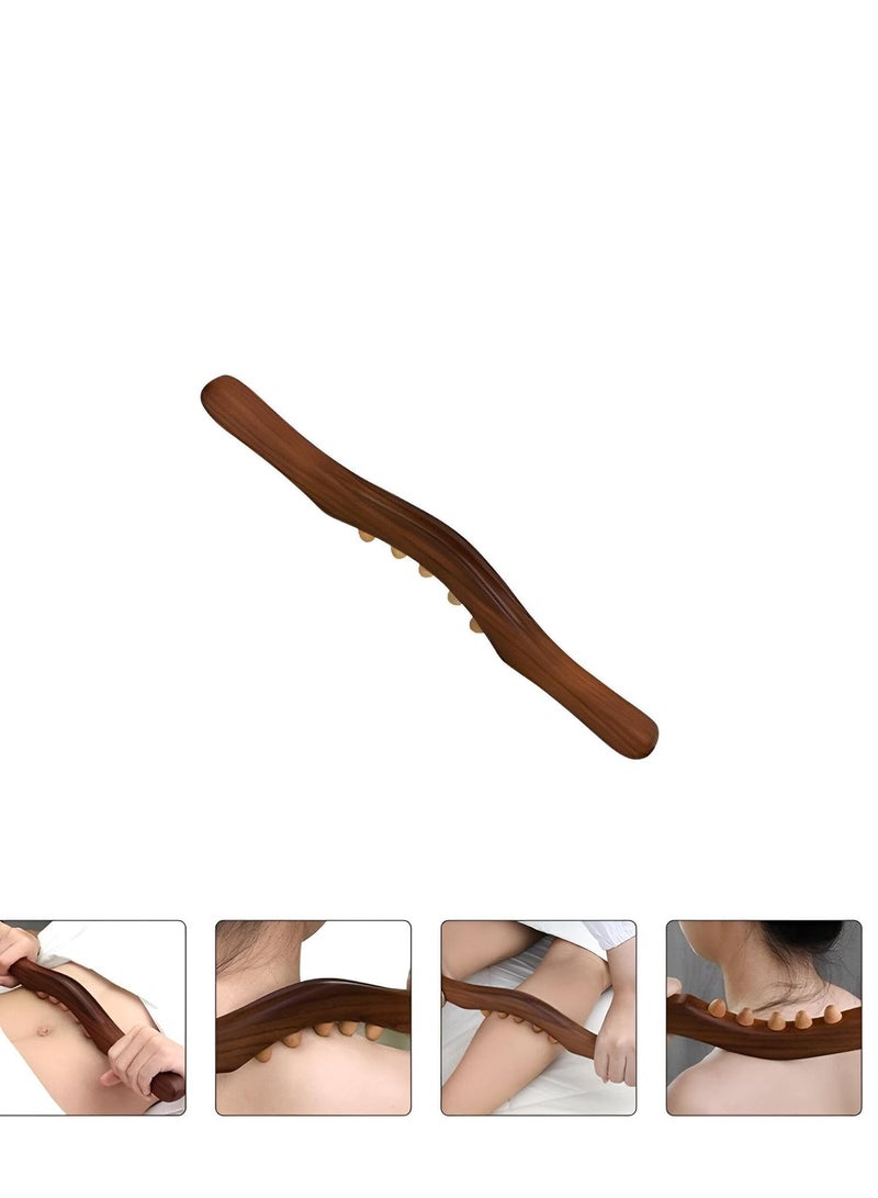 Plan A Massage Wand - Transform Your Body with Handmade Gua Sha Tool, Perfect for Neck Back and Belly Massage, Promoting Skin Health and Relaxation for All Body Types.(18 Balls) - Image 4