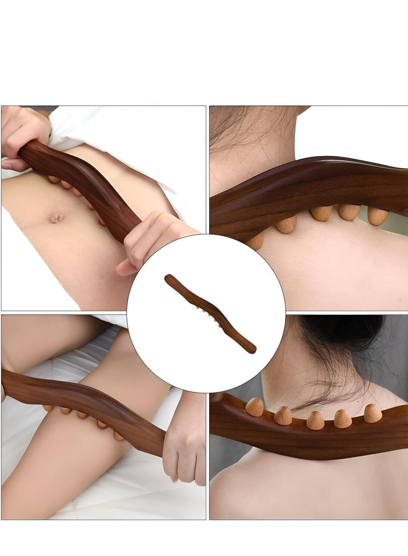 Plan A Massage Wand - Transform Your Body with Handmade Gua Sha Tool, Perfect for Neck Back and Belly Massage, Promoting Skin Health and Relaxation for All Body Types.(18 Balls) - Image 5