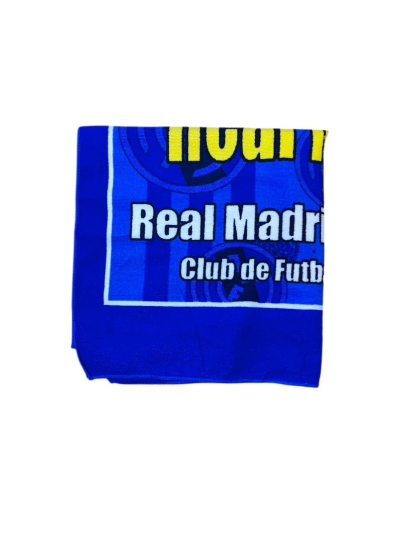 Real Madrid Official Beach & Bath Towel – Elegant Football Fan Essential - Image 3