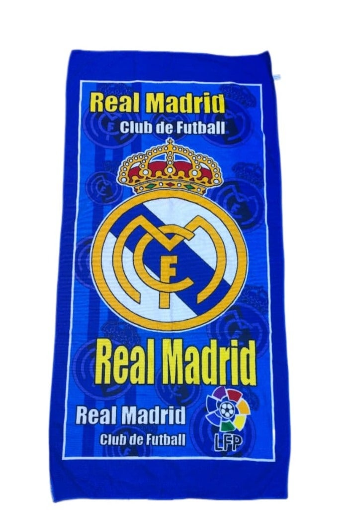 Real Madrid Official Beach & Bath Towel – Elegant Football Fan Essential - Image 4
