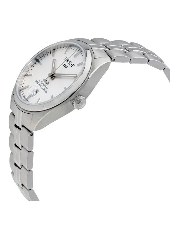 TISSOT PR 100 Automatic Silver Dial Men's Watch - Image 2