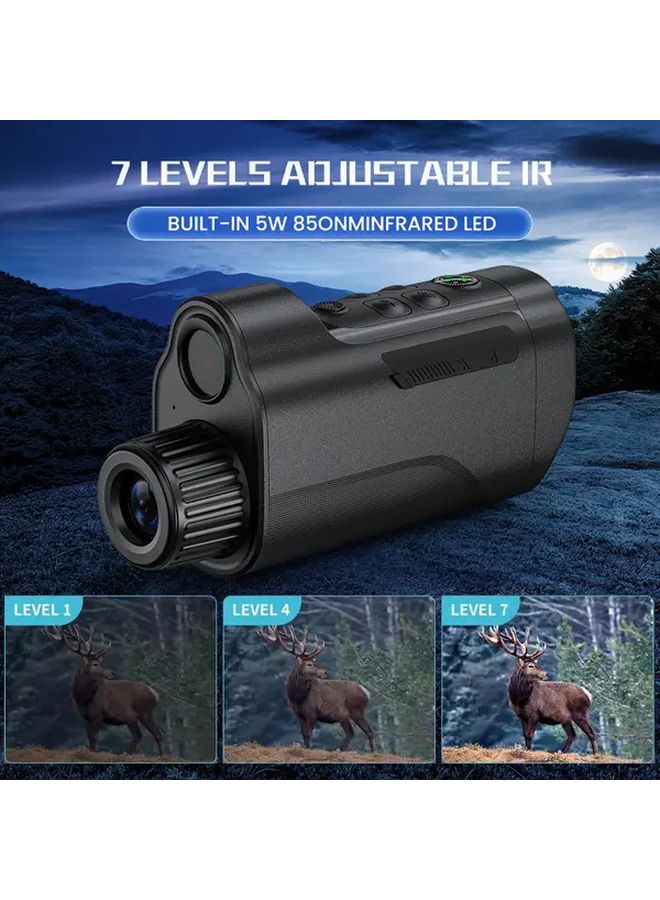 Black 2 Inch Screen HD Digital Night Vision 10X Infrared for Outdoor Camping Wildlife Observation - Image 3