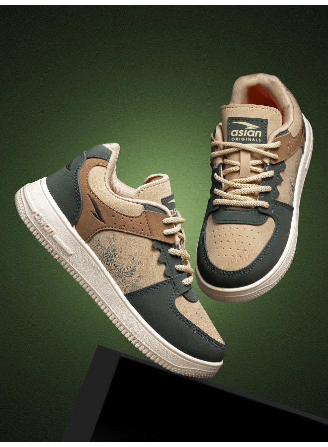 Asian Thunder-07 Lace-up Casual Sneakers - Image 2