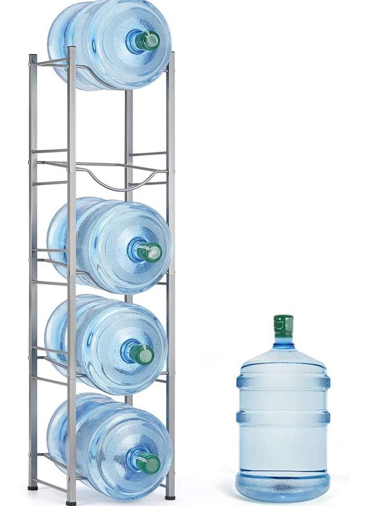 DubaiGallery Water Cooler Jug Rack 5-Tier Water Storage Rack for 5Bottles, Detachable Heavy Duty Water Bottle Rack - Image 2