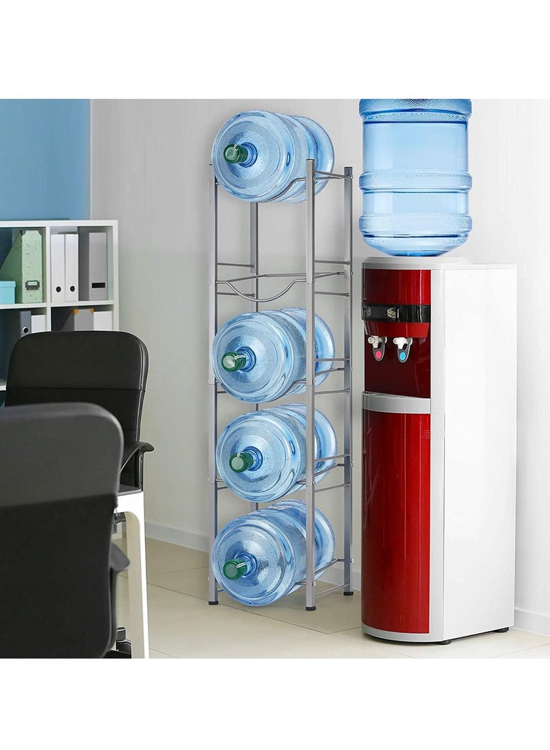 DubaiGallery Water Cooler Jug Rack 5-Tier Water Storage Rack for 5Bottles, Detachable Heavy Duty Water Bottle Rack - Image 4