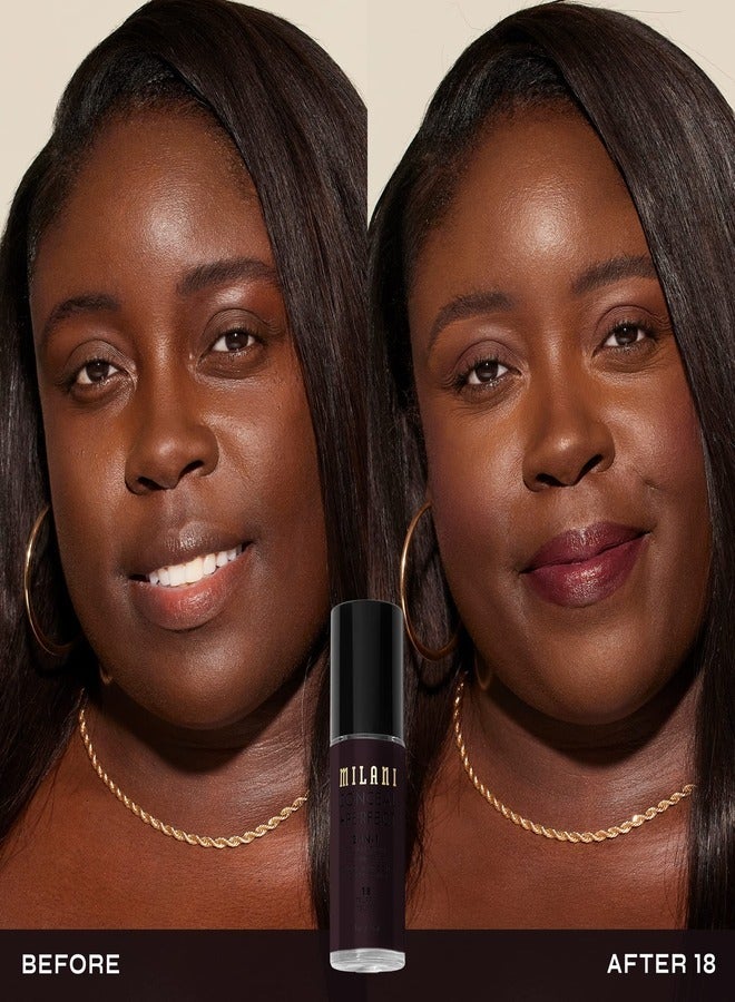 MILANI Milani Cosmetics Conceal + Perfect 2-In-1 Foundation + Concealer 18 Truffle 30ml – Full Coverage, Lightweight, Long-Lasting, Water-Resistant, Oil-Free, Vegan & Cruelty-Free - Image 2