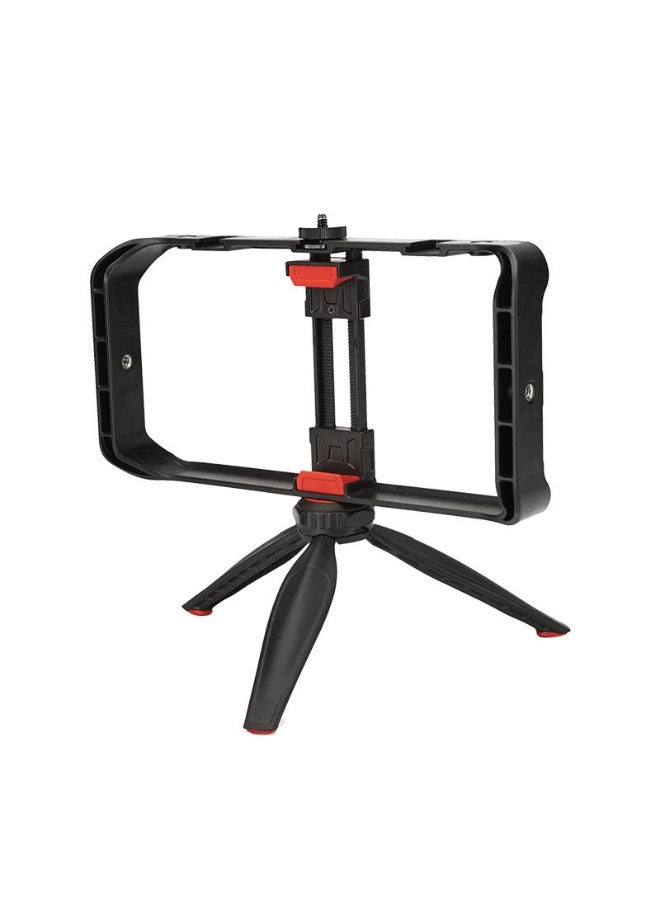 Jmary MT33 Mobile Phone Vlogging Filmmaking Cage Stabilizer with Tripod - Image 1