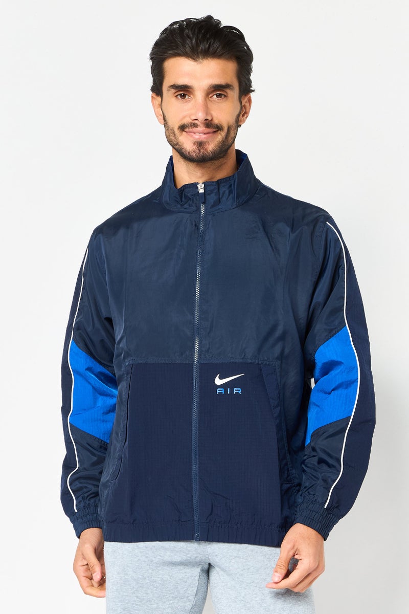 Nike جاكيت تدريب رياضي للرجال بأكمام طويلة، Navy - Image 1