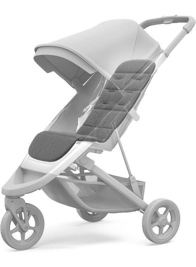 Thule Stroller Seat Liner, Grey Melange - Image 2