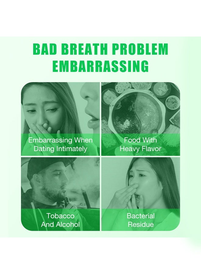 BOAE Multi Effeet Fresh Oral Spray，Bad Breath Treatment for Adults,  Effective Mouth Spray, Breath Freshener Spray, Oral Care Spray, Mouth Healthy Care 20ml (Lemon) - Image 3