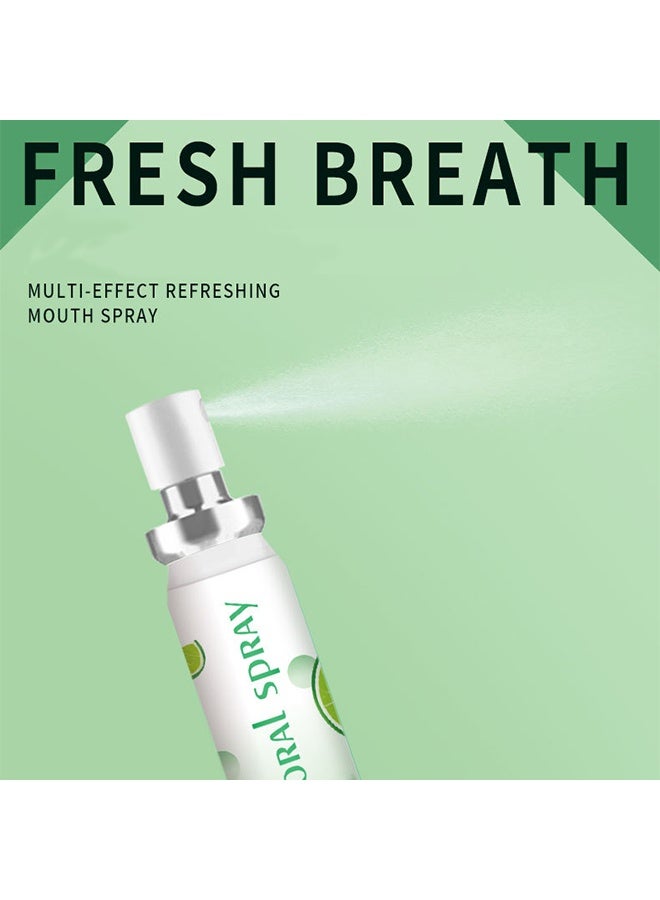 BOAE Multi Effeet Fresh Oral Spray，Bad Breath Treatment for Adults,  Effective Mouth Spray, Breath Freshener Spray, Oral Care Spray, Mouth Healthy Care 20ml (Lemon) - Image 4