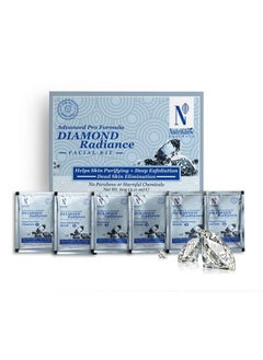 NUTRIGLOW Natural'S Advanced Pro Formula Diamond Radiance Facial Kit For Make Skin Acne & Spot Freebrightens Up Dull Skin 60Gm  - Image 1