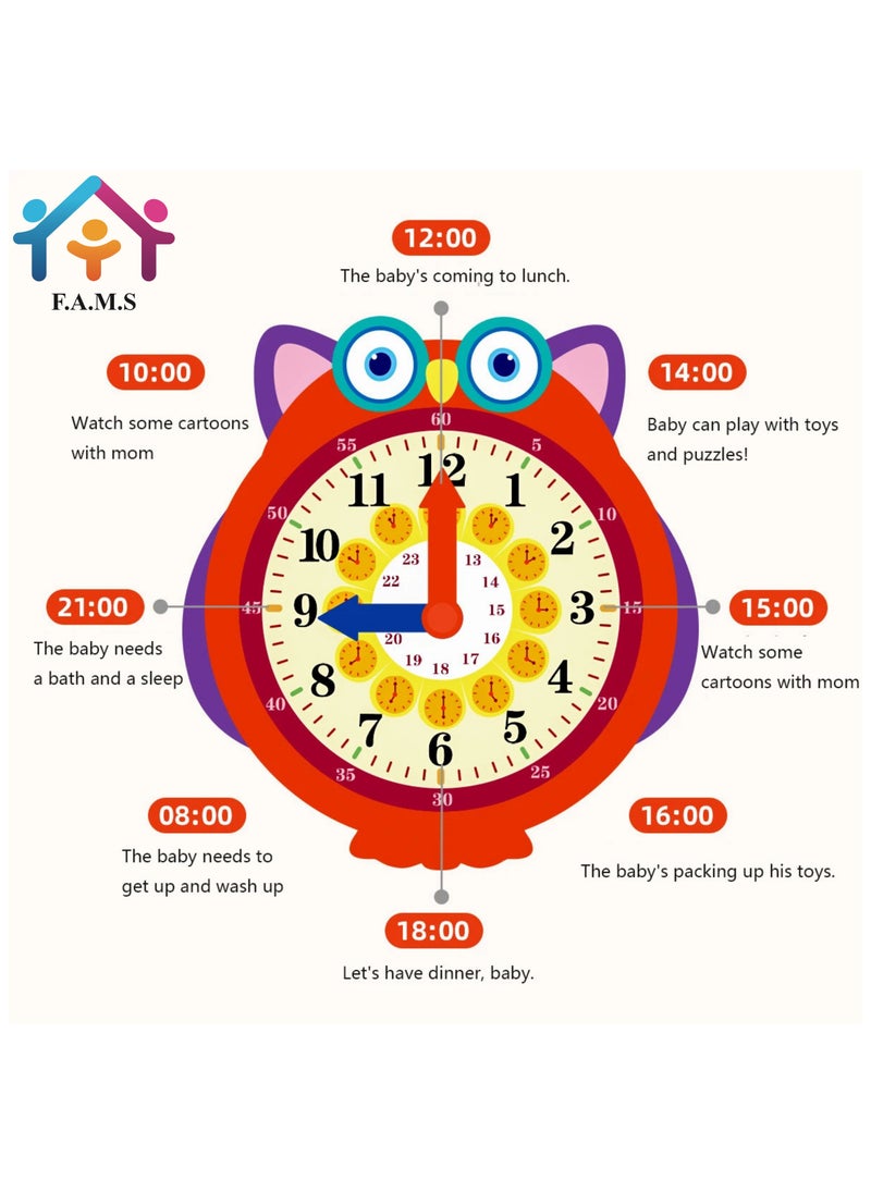 F.A.M.S Montessori wooden weather seasons calendars clocks cognitive toy children pre primary educational toys for kids boys and girls  - Image 4