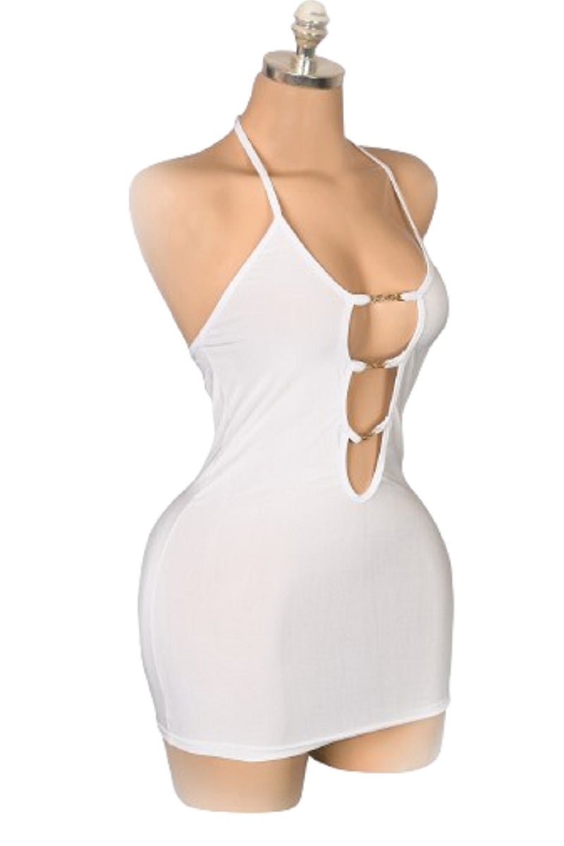 MANIKAN MANIKAN Women's O-Neck Sleeveless dress with soft lycra material  - Image 2