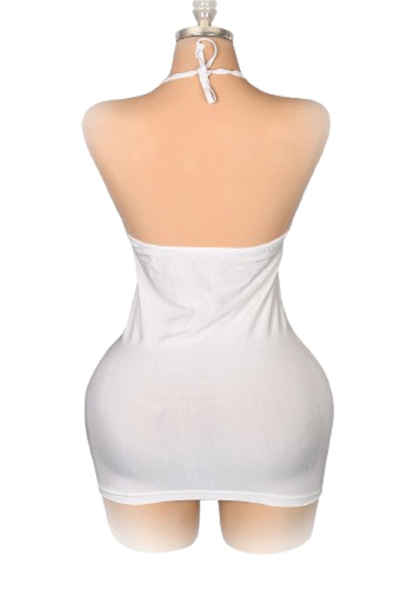 MANIKAN MANIKAN Women's O-Neck Sleeveless dress with soft lycra material  - Image 4