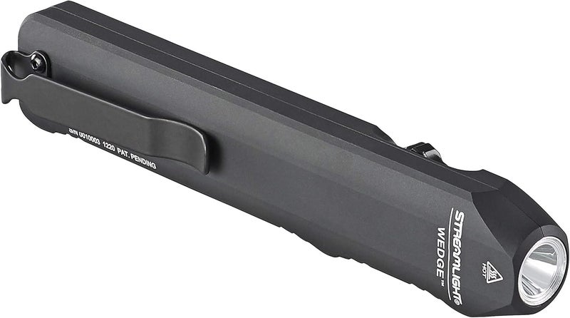 Streamlight 88810 Wedge 1,000-Lumen Max 300-Lumen Standard 1,200-Candela Flat Everyday Carry Flashlight, Includes USB-C Cable and Lanyard, Black - Image 1