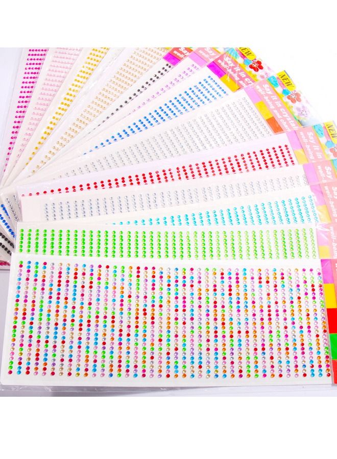 646 Pieces Crystal Tattoo Sticker For Face and Body - Image 3