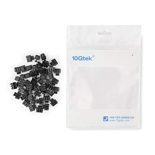 10Gtek SFP SFP+ Dust Cover, Anti-Dust Cap for SFP SFP+ port, Fiber Optic Dust Caps, Port Protector for Switch/Network Cards/Router/Media Converters, PVC, 50 Pack - Image 5