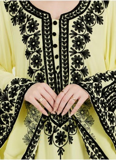 Maxim Creation Thread Aariwork Kaftan with Flute Sleeves by Styli  - Image 4