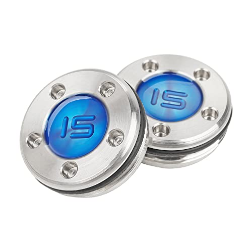 Gofotu 2pcs 5g/10g/15g/20g/25g/30g/35g/40g Golf Custom Weights Compatible with Titleist Scotty Cameron Golf Club Putters Newport Blue (15g) - Image 3