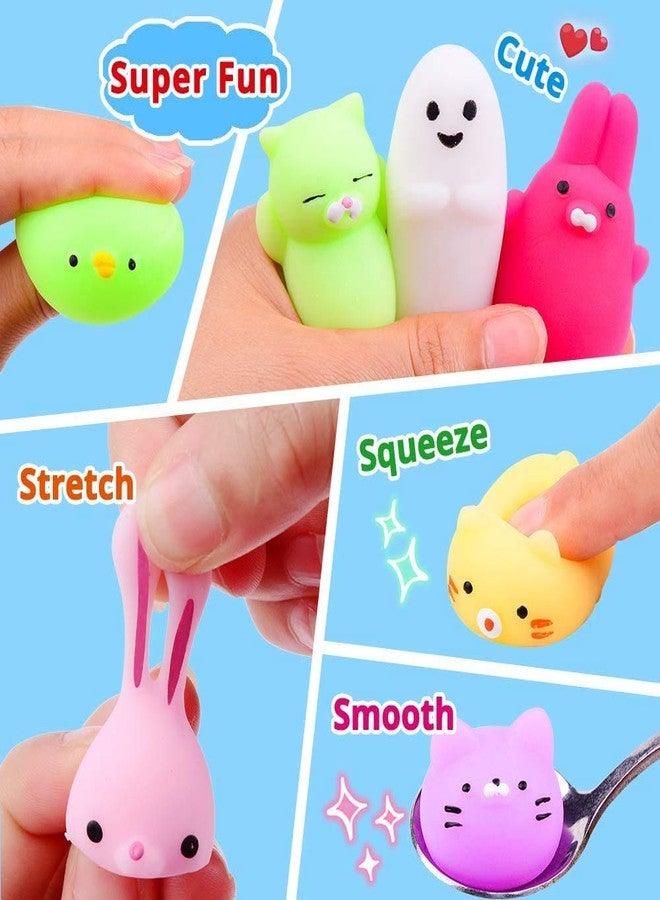 ANAB GI مجموعة ألعاب ANAB GI Squishies، 10 قطع من ألعاب موتشي سكويشي كاواي، حيوانات سكويشي مثل وحيد القرن والباندا والقط والسمكة، ألعاب سكويشي صغيرة لطيفة وناعمة، كرات تخفيف التوتر، هدايا حفلات أعياد الميلاد للبنات، هدايا للأطفال، مكافآت للأطفال، للأولاد. - Image 4