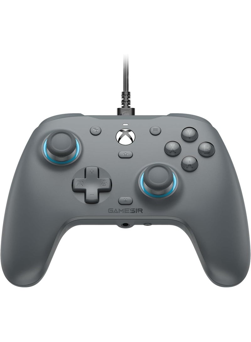 GameSir G7 SE Wired Xbox Controller for Xbox Series X|S, Xbox One & Windows PC – Hall Effect Joysticks & Hall Triggers, Plug & Play Gaming Gamepad, 3.5mm Headset Jack, Gray - Image 1