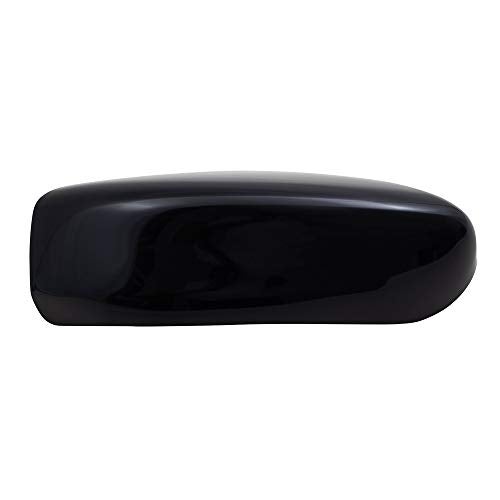 Brock Replacement Passenger Side Paint to Match Black Mirror Cover without Signal Light Compatible with 2013-2018 Altima - Image 2