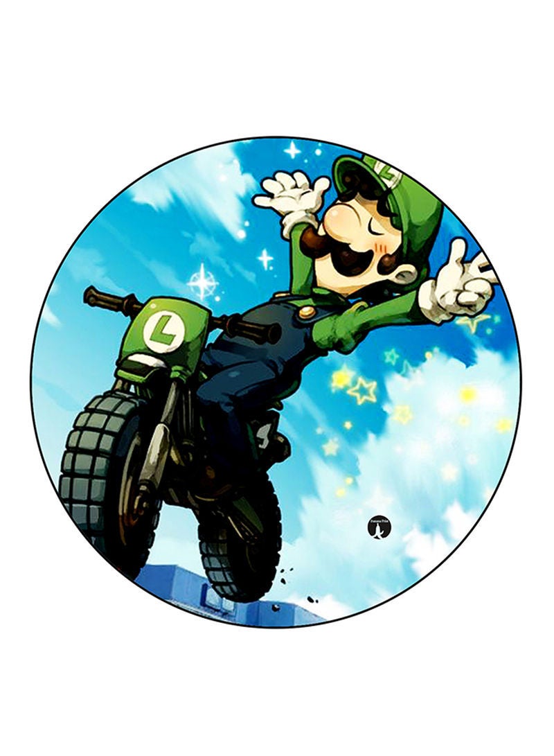 RKN Video Game Super Mario Printed Mouse Pad  Multicolour