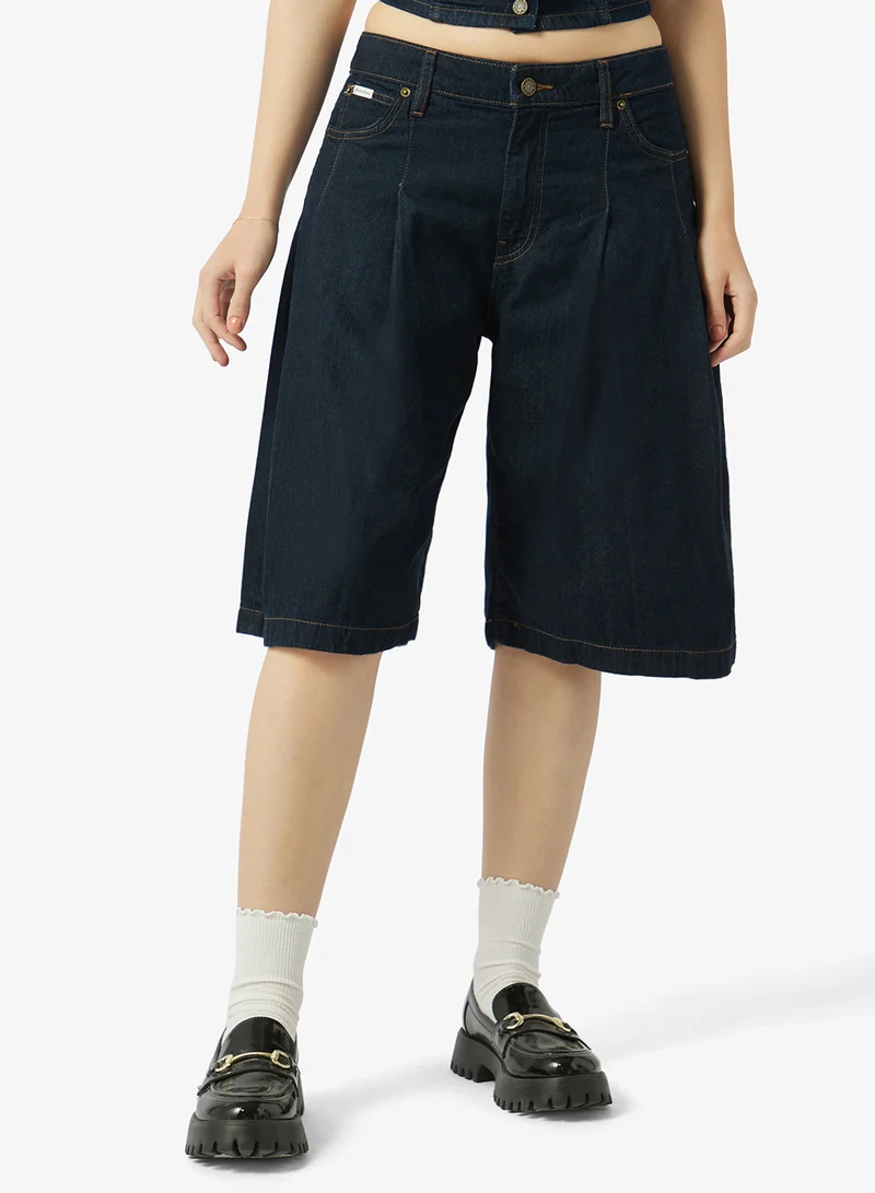 Denim High Waist Shorts
